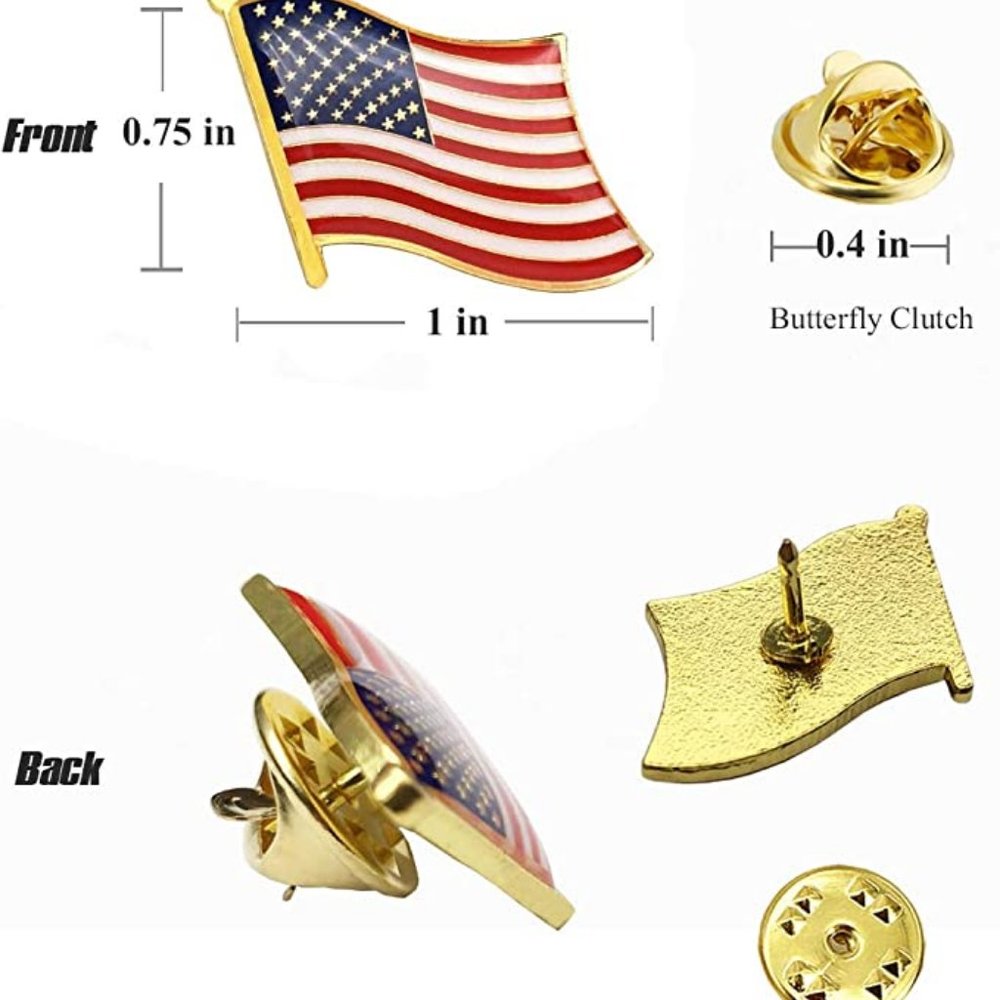 American Flag lapel pins